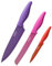 Axer Scharfe Messer Set für Küche - 3-teilig Küchen Messerset Bunt - Sehr Scharfe Küchenmesser Set Profi Koch Messerset Edelstahl - Bunte Messer Set Hochwertig - Kitchen Knife Set