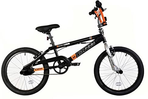 Dallingridge Legend 20 Freestyle BMX Bike w/ 360 Gyro - Gloss Black/Orange/Silver