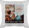 Kissen 50x50 - eigenem - Foto Bild Geschenk I Dein Bild und Text - 50 x 50 cm - Weiß - fotokissen fotopolster selbst drucken Photo schmusekissen photokissen Geschenke zum beschriften