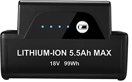 OMBAR 5.5Ah Replacement Battery for Vax One PWR Battery,Compatible with One PWR BV25040 BV15030 BV15260 Cordless Vacuum Cleaner, High-capacity Replacement Battery