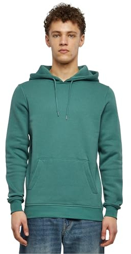 Build Your Brand Herren Kapuzenpullover Heavy Hoody, lässiger Hoodie für Männer, M, paleleaf