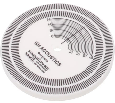 ibasenice Plattenspieler-geschwindigkeitskalibrierungswerkzeug Stroboskop-disc Für Vinyl-schallplatten Vinyl-strobe-disc-geschwindigkeitserkennung