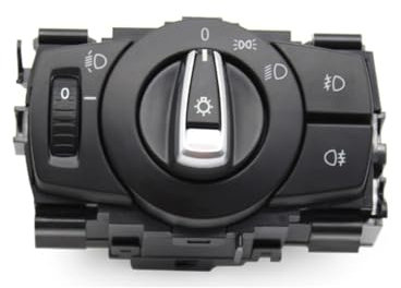 JQUAL Auto Faro Anteriore Testa Interruttore Della Luce Manopola di Montaggio Per BMW 1 3 X1 Serie E87 E88 E81 E82 E90 E91 E92 E93 E84