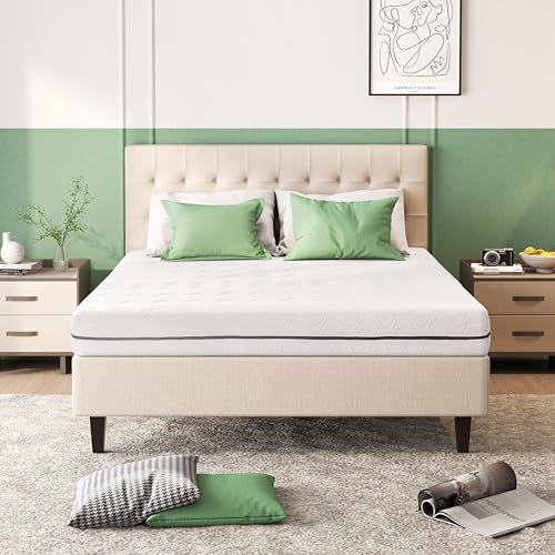 EGOHOME Matratze 140x200 Härtegrad H3 16cm Höhe, Hochwertige Kaltschaummatratze aus Komfort Memory-Schaum, 7-Zonen Ergonomisch und Atmungsaktiv Schaumstoffmatratze, Öko-Tex Zertifiziert (140 x 200CM)