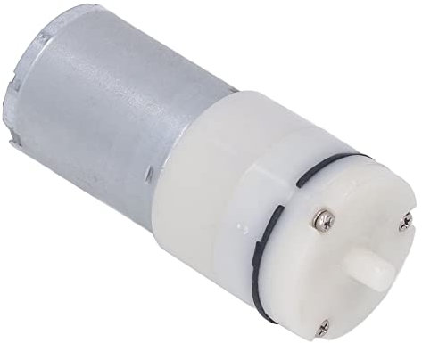 Mikro-Luftpumpe, Elektrisch, Pneumatisch, Membran, Vakuum, Mechanische Übertragung, 1 Anschluss, 370, Weiß, Professionelles Zubehör (DC6V)