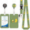 Kartenhalter mit Avocado-Bananen-Lanyard, ID-Badge, Kartenhalter mit Lanyard, abnehmbares Lanyard mit versenkbarem Clip für Visitenkarten, Eintrittskarten, ID-Karten