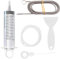 5-Piece Refrigerator Drain Hole Cleaning Kit with Flexible Brush, Universal Fridge Cleaner Tool to Prevent Clogs and Odors, Essential for Fridge Maintenance, Fits All Refrigerator Types