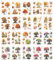 Scrapbook Aufkleber, 20 Blatt Garten Landschaft, Sticker, Wald, Fenster, Blumen, PET Aufklebers für Scrapbooking, Kartenherstellung, DIY