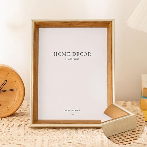 Homxi Bilderrahmen 7.62 x 12.7 cm Family Nussbaum,Bilderrahmen Rechteckig Vintage Tischplatte Senkrecht,Foto Fotorahmen Hochzeit