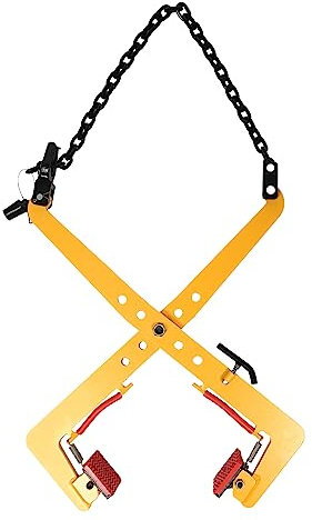 Bordsteinzange Hebezange 500kg Versetzzange Hebevorrichtung Bordsteinträger Verstellbare Öffnung 33-70cm Pflastersteinzange Treppenstufenzange für Steine Anheben Transportieren