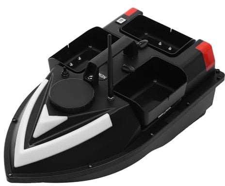 KANBCNG Angelköderboot Bait Boat 2 kg Automatische Rückkehr der Fernsteuerung500m Futterboot mit GPS 5200mAh Lithium-Batterie mit Farbenfrohes Lichtfür den Einsatz in Großen Wasserflächen