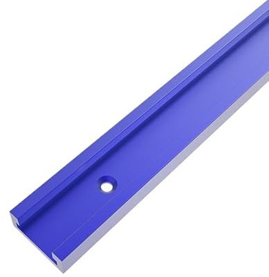 600-800mm Type 30 45 T Track Woodworking Aluminum Alloy T-Slot Miter Gauge T-Track for Wood Working Table Saw Workbench Tools(Blue 30 T Track,800mm)