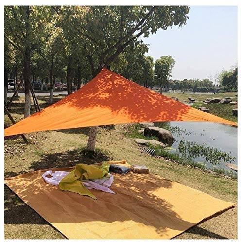 Sun Shade Segel Baldachin 4 × 4 × 4 m Schatten Sonnensegel, Gartensonnen-Markisen, Carports Campingterrasse Schatten Segel, Polyester-Leinwand, Multisize