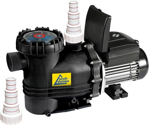 Schwimmbadpumpe 2000W Poolpumpe mit Invertersteuerung - 230V Filterpumpe für Schwimmbad/Swimmingpool, energiesparsam zuverlässig und effektiv, leichte Filterreinigung