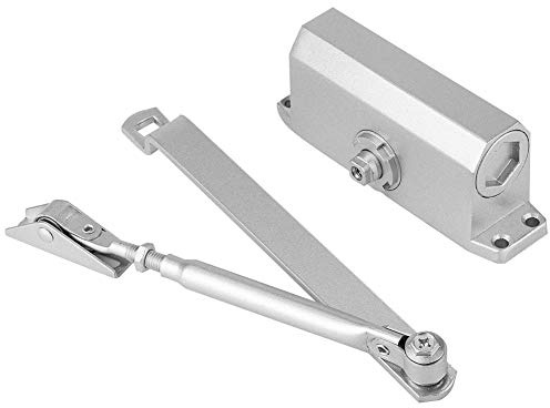 Aramox Obenliegender Türschließer, Robuster, Automatischer Soft-Close-Brandschutztürschließer aus Aluminium für Linke und Rechte Türen 600–1200 Mm