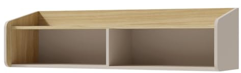 Marmex Meble Alessio 11E Wandregal Hängeregal Doppelregal Modern, 32,5x125cm