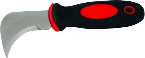 Red Devil 4608 2.5-Inch All Purpose Flooring Knife with High-Carbon Steel Blade, Non-Slip Comfort Grip Handle, Ideal for Flooring, Carpeting, Vinyl, and Drywall Tasks