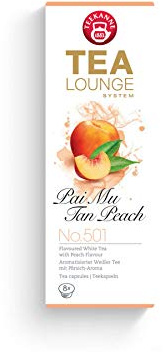 TEEKANNE TEALOUNGE System Pai Mu Tan Peach No. 501, 6er Pack (6 x 13 g)
