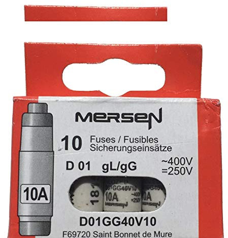 Sicherung Absicherung Schutz Überspannung Neozed Sicherungseinsatz 10A rot