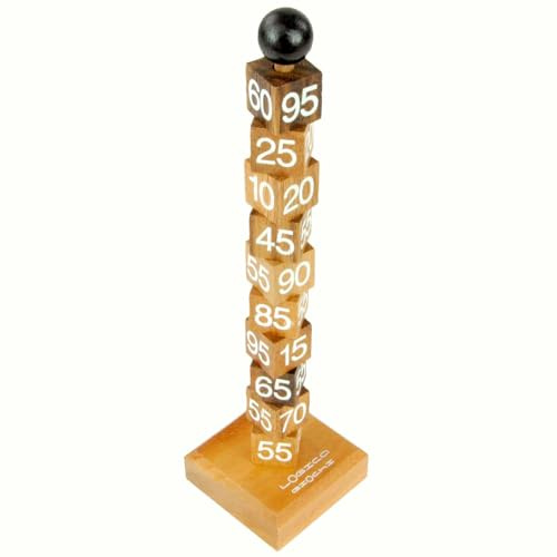 Logica Spiele Art. Mathematischer Turm – Mathematisches Puzzle – Schwierigkeitsgrad 5/6 – Euclide Collection