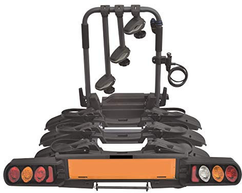 Witter ZX703 Pure Instinct Bike Rack for 3 Bikes |Suitable for e-Bikes | Foldable Rails for Easy Storage