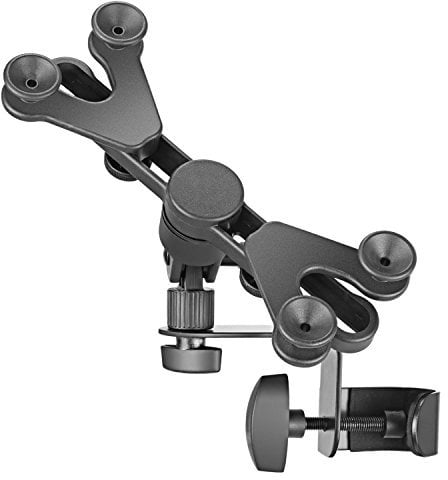 Amazon Basics Adjustable Tablet/iPad Mount Holder - for Microphone Stand and Music Stand