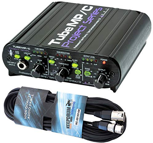 ART Tube MP/C Mikrofon-Vorverstärker mit Kompressor + keepdrum XLR Kabel 6m