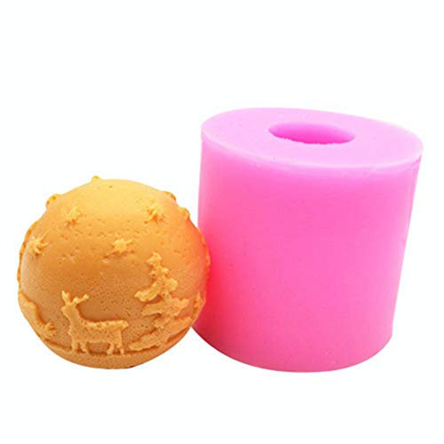 Weihnachtskerze Formen, Silikon Weihnachtsform Kerze Gipsform Backform Resin Mold GießFormen KüChe Lotus Kerzenhalter Blumen Silikonform Für Seife Kerze Cupcakes Dessert