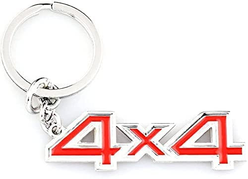 Porte-clés tout-terrain 4x4 rouge