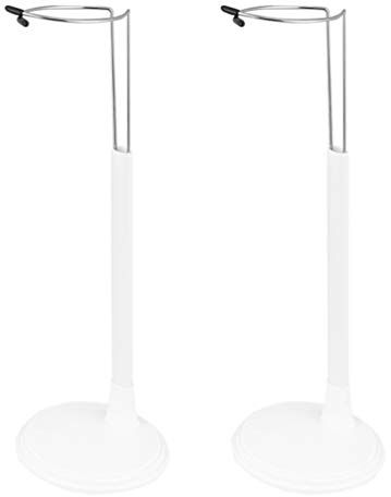 Toddmomy 2 StüCk PuppenstäNder Verstellbar: PuppenstäNder Weiß FüR 25 Cm Puppen Display Und Dekoration