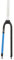 Uxsiya Mountainbike-Starrgabel 26/27,5/29 Zoll Mountainbike-Festgabel Aluminiumlegierung MTB-Fahrrad-Vorderrad-Federgabel(Schwarz Blau)