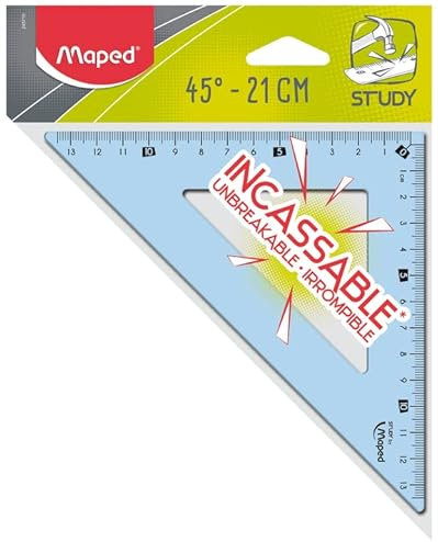 Maped Geodreieck, bruchsicher, 21 cm, 45 Grad