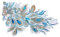 NBEADS Stickerei Verbandsmull Spitze Patches, Royalblau Peacocks Schwanz Stoff Pailletten Pfau Spitze Reparatur Applikationen mit Paillette Nähen auf Patches für Kleidung Hochzeit Dressing Dekoration