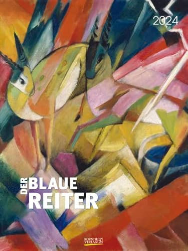 Der blaue Reiter - Kalender 2024 - Gallery-Format - Korsch-Verlag - Kunstkalender - 48 cm x 64 cm