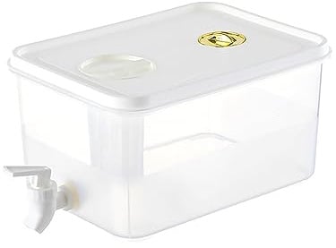 3.5/5L/6.5L/10L Getränkespender mit Zapfhahn, Kühlschrank Wasserspender, Eimer Kühlschrank Kalter Wasser für Haus, Partei, Bar, Hochzeit,10L,A01