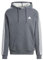 adidas Felpa con cappuccio Essentials in pile con 3 strisce, grigio scuro erica
