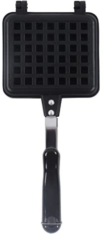 Teglia Per Waffle in Lega di Alluminio, 35x14,5 Cm/13,8x5,7 Pollici Teglia Per Waffle Quadrata Antiaderente in Alluminio Pressofuso Teglia Per Waffle