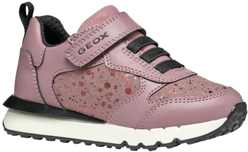 Geox J Fastics Girl B Basket, Rose, 33 EU