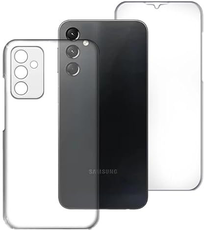 Max Power Digital Coque pour Samsung Galaxy A24 Silicone Transparent Housse Antichoc Double Face 360 Degrés Etui Arrière et Avant - Protection Complète de Votre Téléphone Portable