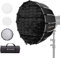 K&F Concept 90cm/35 Zoll Parabol Tiefe Softbox für Studio,Quick Release Umbrella Octagon Softboxen mit Honeycomb Gitter+Weichen Diffusor +Tragbartasche, Softbox Bowens Mount für COB-Lampen Blitzlampen