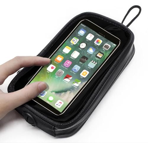DASHIELL Bolsa Magnética para Moto y Bicicleta, Soporte Teléfono Móvil con Bolsa Tanque