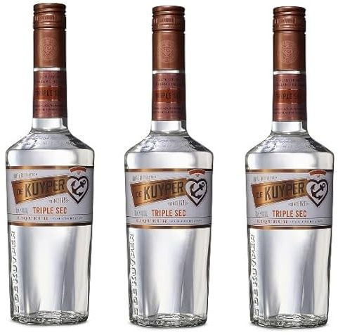 3 Flaschen De Kuyper Triple Sec Liquer 20% Vol. a 700ml + Space Riegel von Onlineshop Bormann 2100 ml