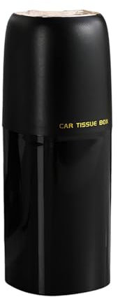 Cup Holder Tissues For Car,Round Tube Tissue Container - Refillable Round Tube Tissue Container, Compact Travel Tissues Box For Car Home Workplace Use