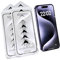 Generisch Silk Screen Dust-Free Room Tempered Film - Dust Free Without Bubbles, Hd/Privacy Tempered Glass Screen Protector for iPhone 16 15 14 13 12 11 Pro Max (for 16pro,2pcs*HD)
