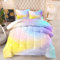 Duvet Gelb Lila Bedruckte Schlafdecke Ganzjahres Bettdecke Winter Aesthetic Komfort Bett Decke Maschinen Waschbar