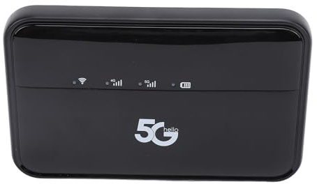 Tragbarer 5G- und Hotspot-Router IP54 mit 0000-mAh, LED-Anzeige für Unterwegs, Kabelloser WLAN-Router