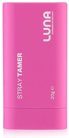 Luna Professional Haircare Stray Tamer Hair Wax Stick - Portable Styling Tool with Non-Greasy Formula for High Shine & Flexible Hold - Travel-Ready Wax Stick for Hair Touch-Ups & Polished Finish 20g