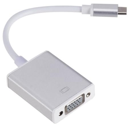 Lerpwige USB Typ C Weibchen Von VGA Adapter Kabelverbindungsdrahtkabel Für Desktop Laptop Anschluss VGA Displays