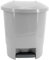 TUKA - Cubo de basura plástico, Cubo basura con pedal, Papelera, Plástico resistente, Libre de BPA (Gris, 30 Litro)