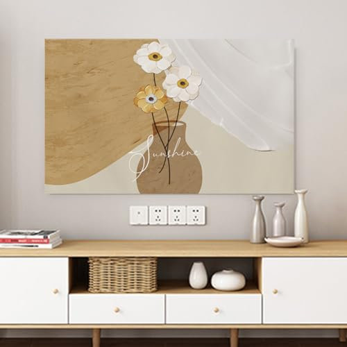 LDLCYCN B,40in, Couverture Protectrice TV Protecteur Contre La Poussière De L'ordinateur De Bureau Couverture D'écran Protecteur D'écran TV/PC Décoration Salon Intérieur